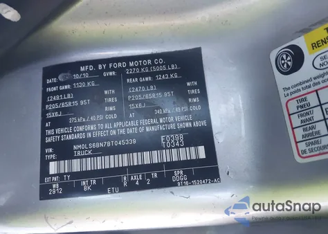 2011 Ford Transit Connect Xlt from USA, damaged, VIN NM0LS6BN7BT045339